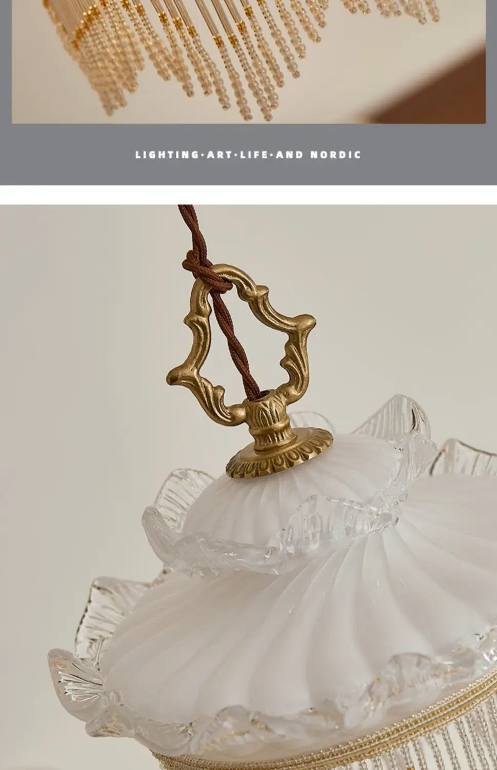 Tassel Chandelier Dining Room Bedroom Bedside Hallway Chandelier