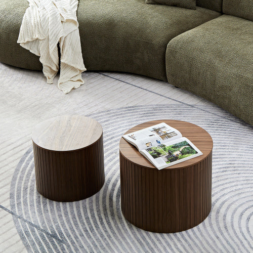 Walnut MDF Nesting Table