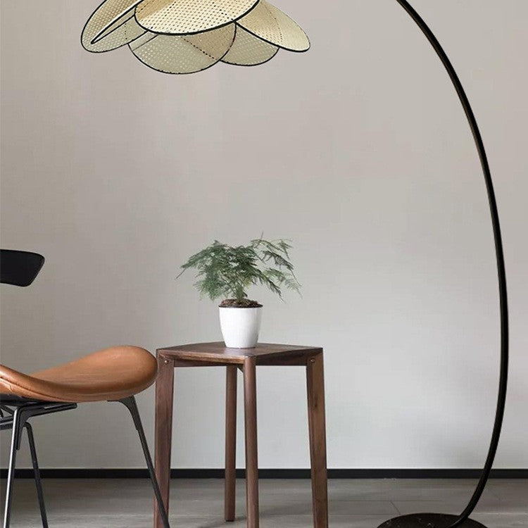Rattan Vine Floor Lamp