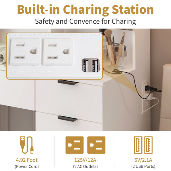 Modern Vanity Table Set