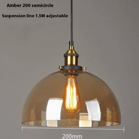 Transparent Glass Nordic Chandelier