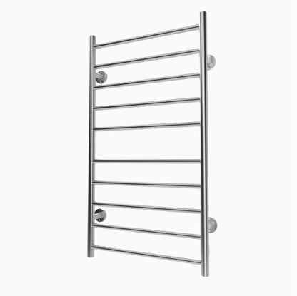 Electric Heated Towel Rack For Bathroom, Wall Mounted Towel Warmer, 10 Stainless Steel Bars Drying Rack