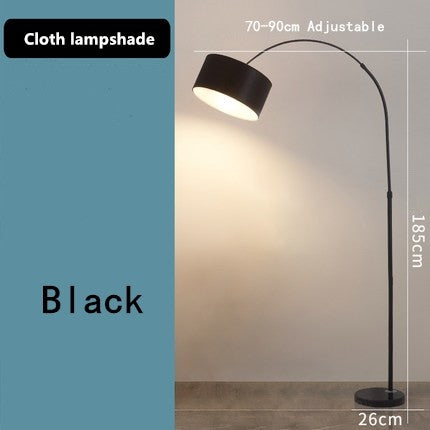 Fabric Iron Floor Lamp