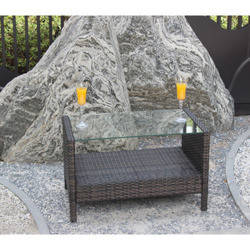 Brown Iron Coffee Table