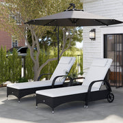 Outdoor Chaise Lounge Set