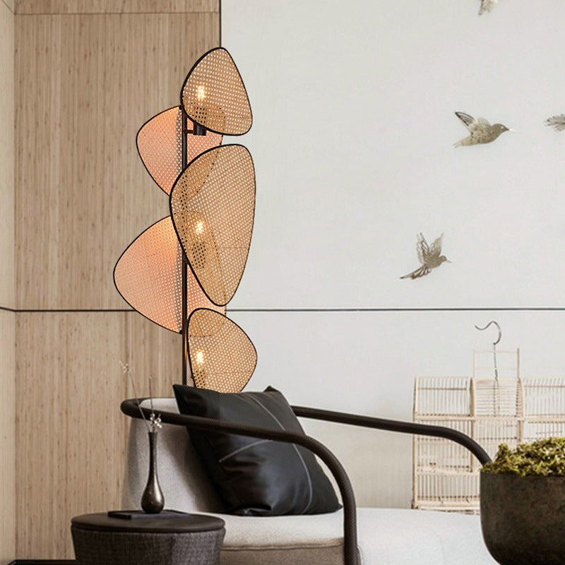 Bamboo Japanese Floor Lamp