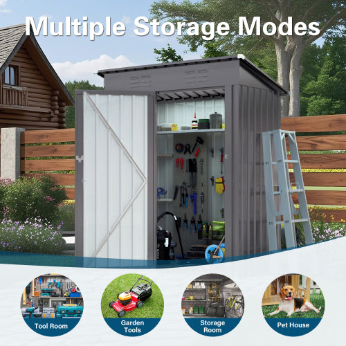 Metal Garden Storage Shed