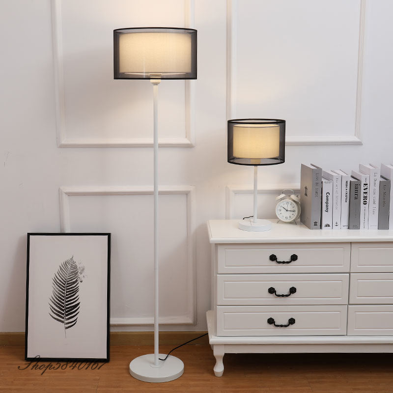 Iron Bedside Floor Lamp