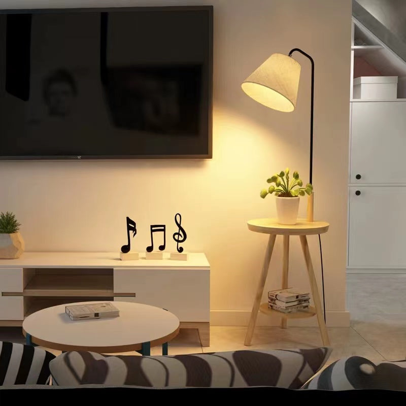 Iron Cloth Standing Lamp
