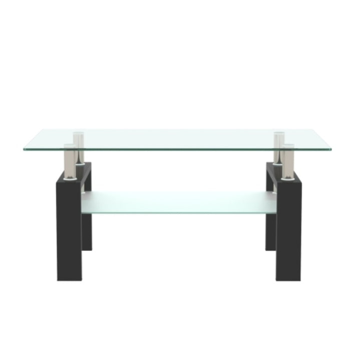 Clear Glass Coffee Table