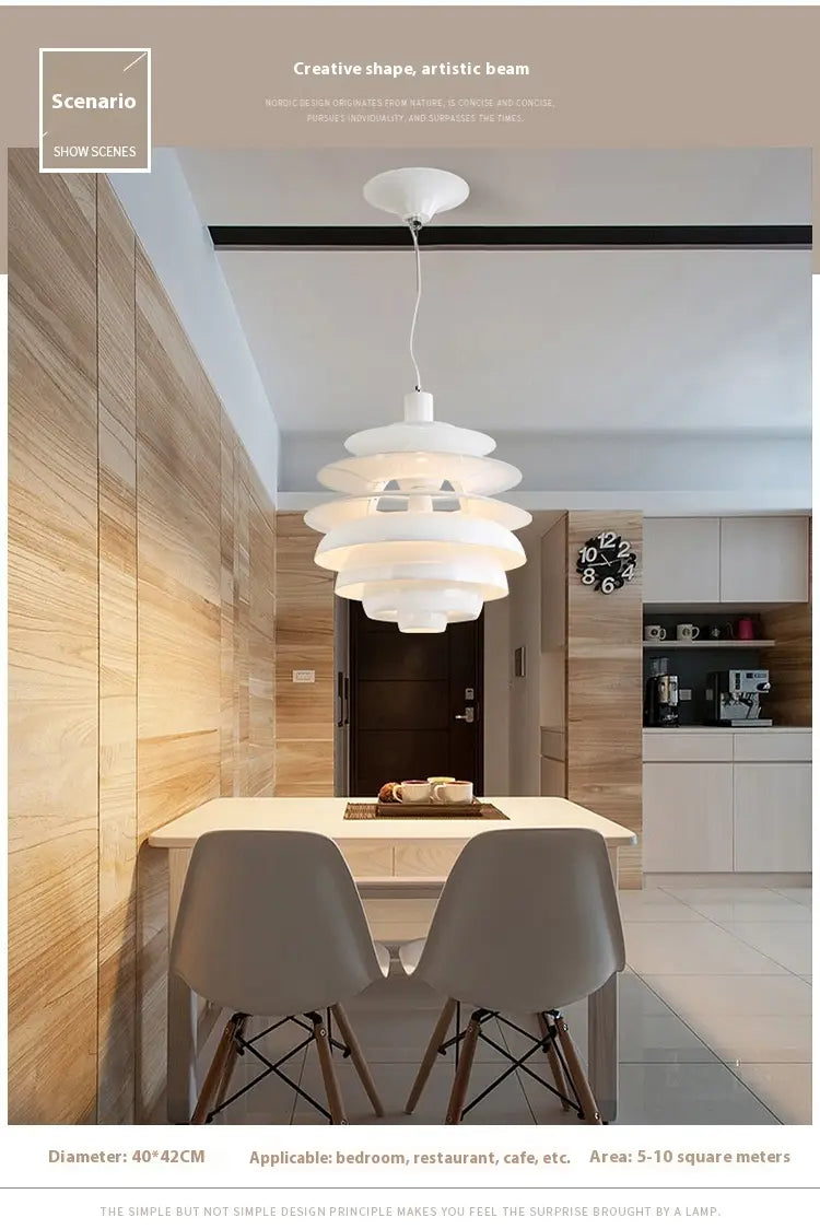 Snowball Chandelier Minimalist Creative Soft Mounted Chandelier