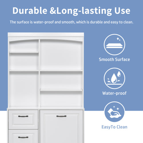 White MDF Storage Cabinet