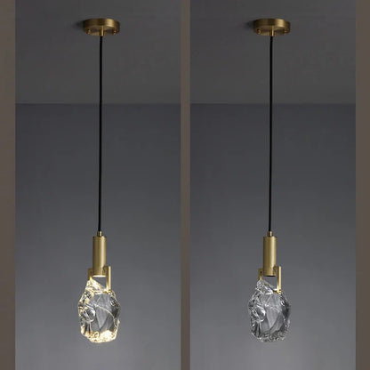 DecorBites™ Crystal Iron Bedside Chandelier: Nordic Light Luxury Post Modern Design