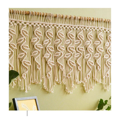 Decobites Boho Macrame Tapestry Curtain for Stylish Home Decor