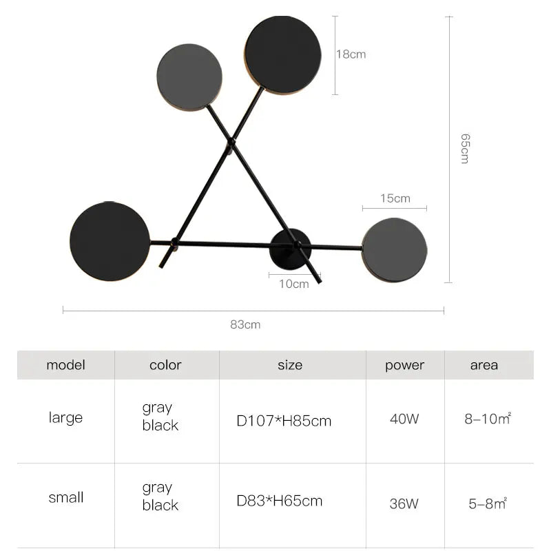 DecorBites™ LED Wall Lamp: Modern Nordic Interior Lighting for Living Room Bedroom Corridor