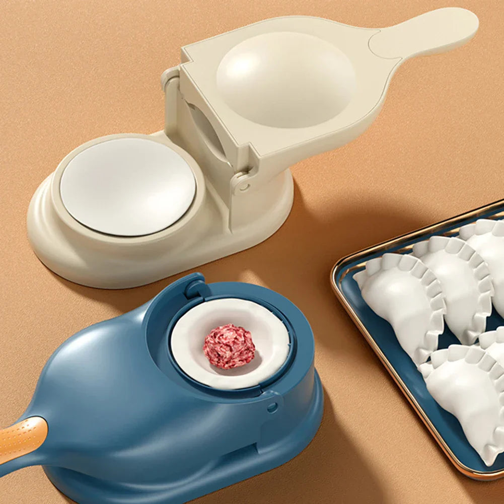 DecorBites™ Dumpling Maker Set: 2-in-1 Dough Press Tool for Easy Dumpling Making