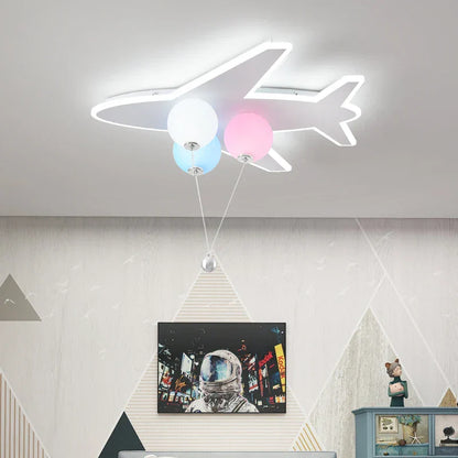 DecorBites™ Kids Cloud/Aircraft Chandelier with Remote Control - Interior Lighting Solution