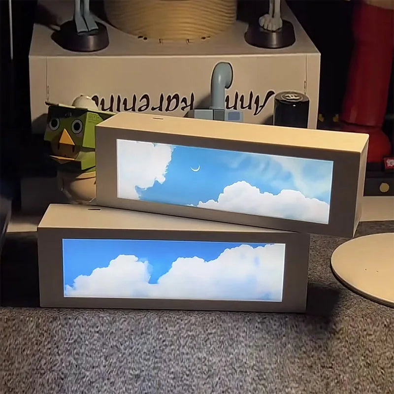 DecorBites™ Cloud Night Light: Rechargeable, Customizable, and Creative Bedroom Decor