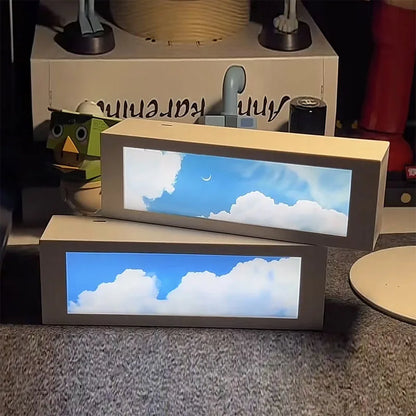 DecorBites™ Cloud Night Light: Rechargeable, Customizable, and Creative Bedroom Decor