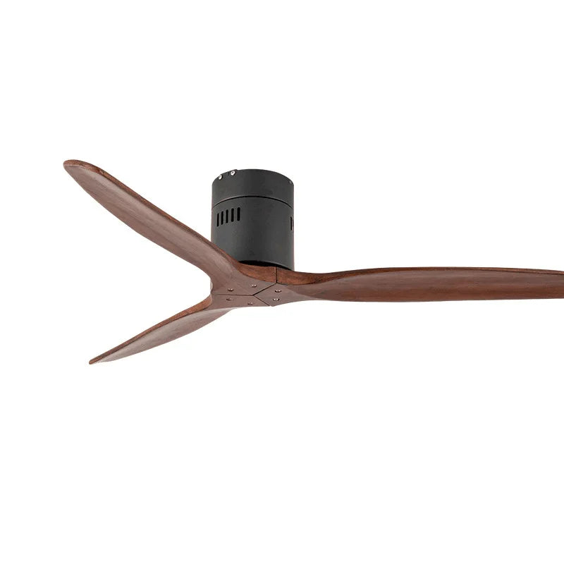 DecorBites™ 52" Wood Blades Ceiling Fan, Remote Control DC Motor, Reverse Function