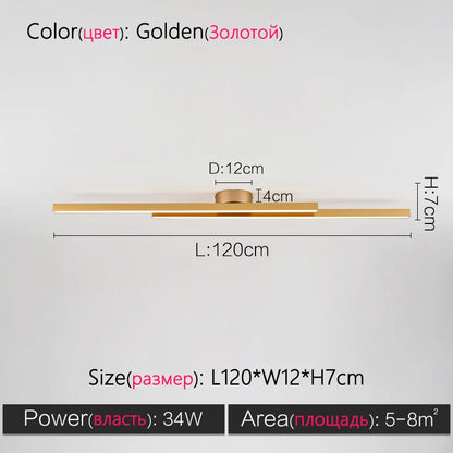 ديكوربايتس™ 2023 مصباح سقف نورديك حديث لغرفة المعيشة، غرفة النوم، الممر، والشرفة