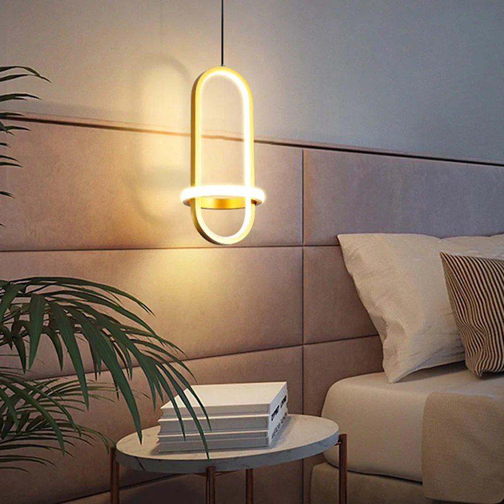 Lámpara colgante LED DecorBites™ para dormitorio y sala de estar - Diseño minimalista moderno