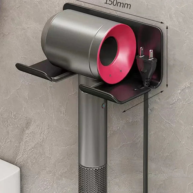 DecorBites™ Hair Dryer Holder and Bathroom Shelves with Storage Box