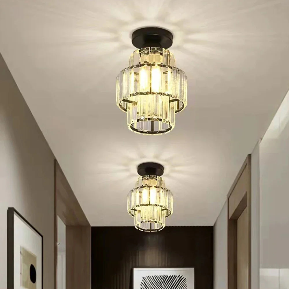 DecorBites™ Black Gold Minimalist LED Chandelier Pendant Lights for Kitchen Island