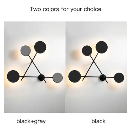 DecorBites™ LED Wall Lamp: Modern Nordic Interior Lighting for Living Room Bedroom Corridor