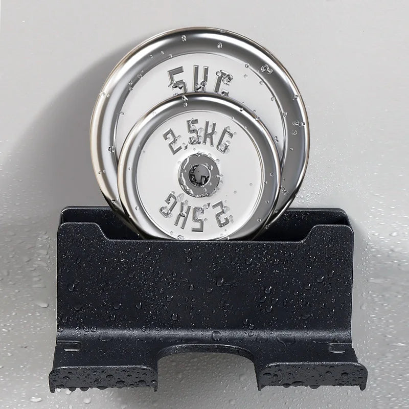 DecorBites™ Hair Dryer Holder and Bathroom Shelves with Storage Box