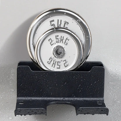 DecorBites™ Hair Dryer Holder and Bathroom Shelves with Storage Box