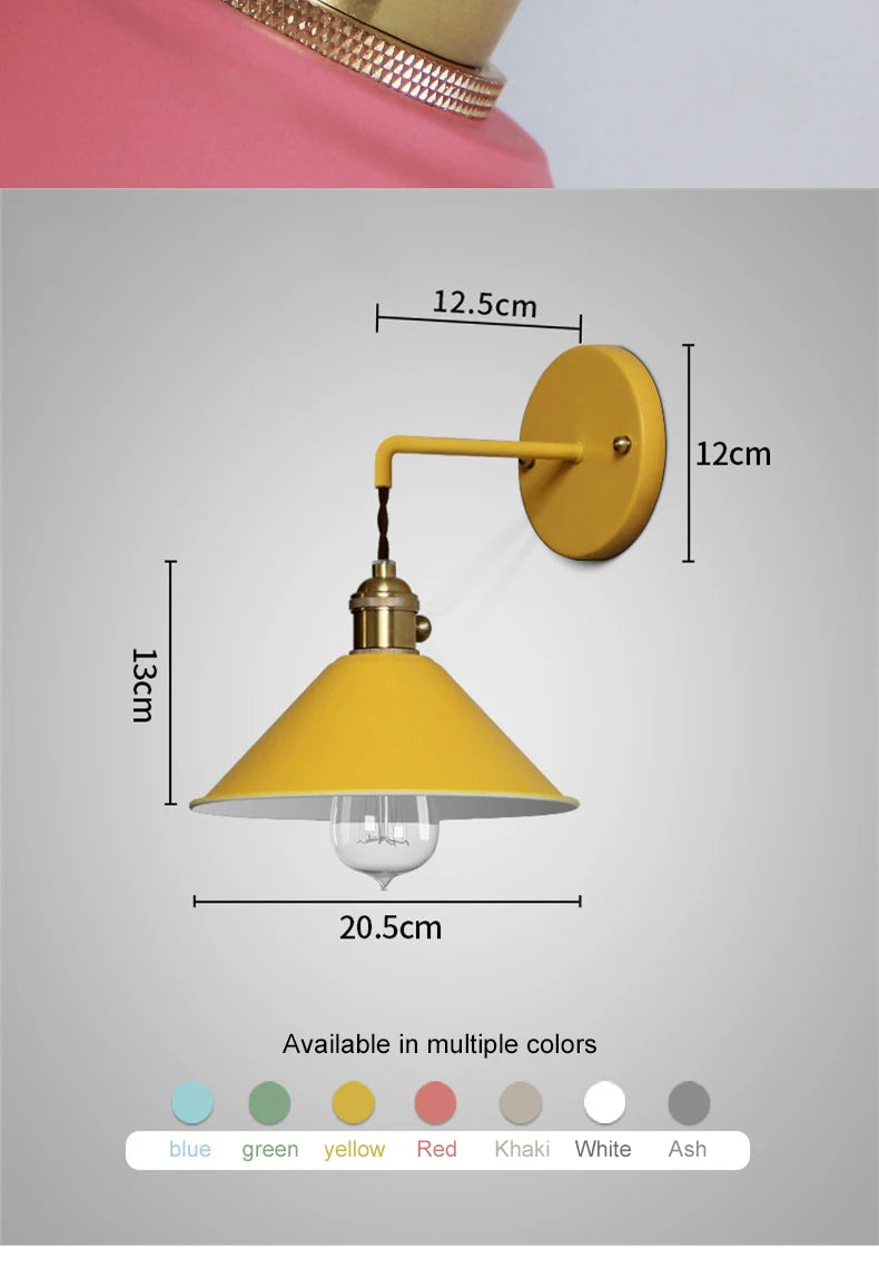 ASCELINA LED Modern Iron Wall Light