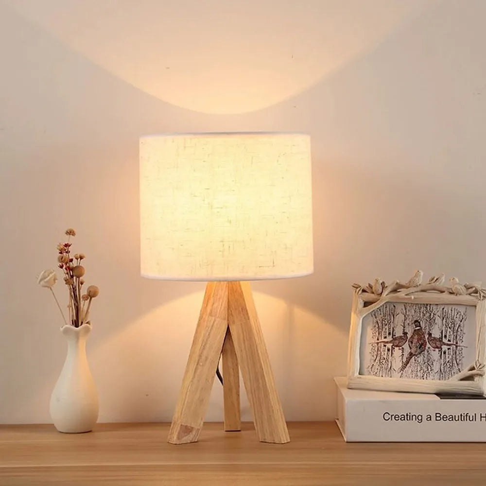 ASCELINA Nordic Fabric Table Lamp