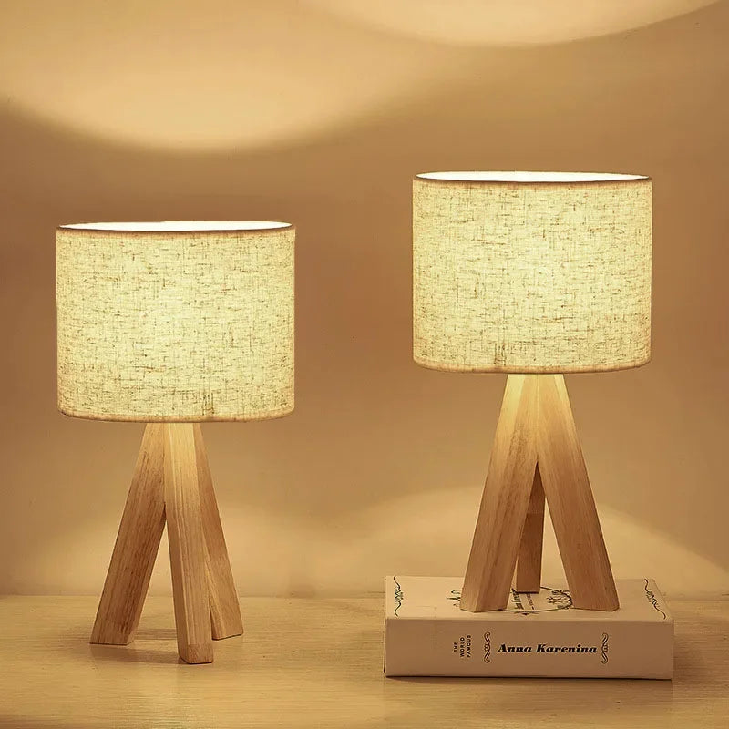 ASCELINA Nordic Fabric Table Lamp