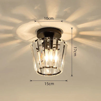 DecorBites™ K9 Crystal Pendant Light LED Ceiling Lamp Nordic Chandelier for Living Room