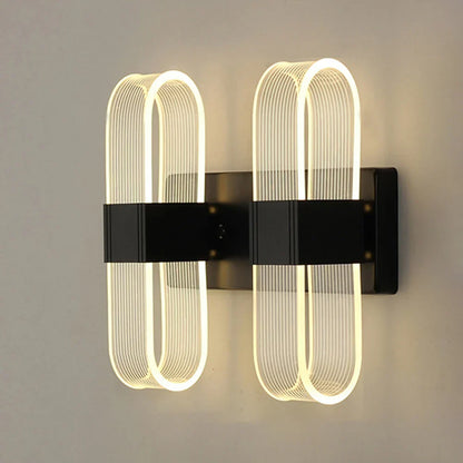 DecorBites™ Elliptical LED Wall Lamp for Home Decor Bedside Lighting in Bedroom Living Room