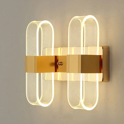 DecorBites™ Elliptical LED Wall Lamp for Home Decor Bedside Lighting in Bedroom Living Room