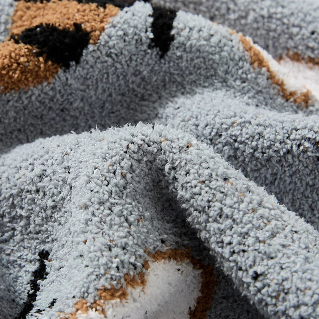 Microfiber Bee Pattern Blanket