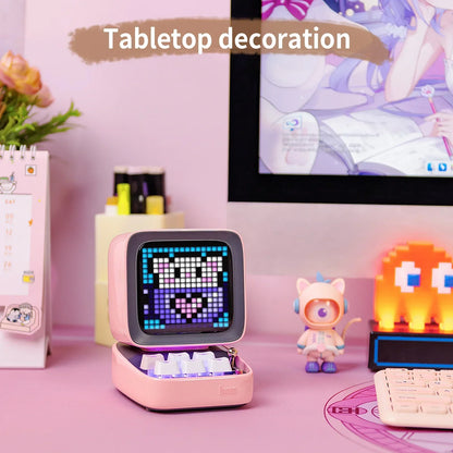 DecorBites™ Ditoo-Pro Retro Pixel Art Bluetooth Speaker Alarm Clock LED Display Board
