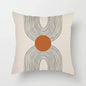 Abstract Line Pattern Cushion Cover