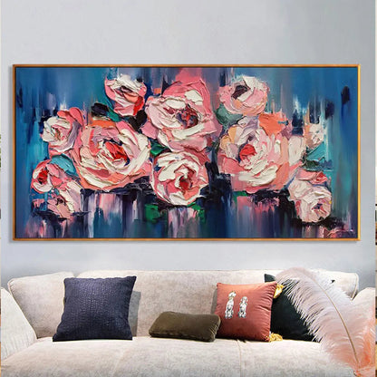 Abstract White Flower Canvas Print