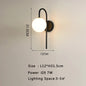 Accoval Modern Black and Gold Wall Lamp