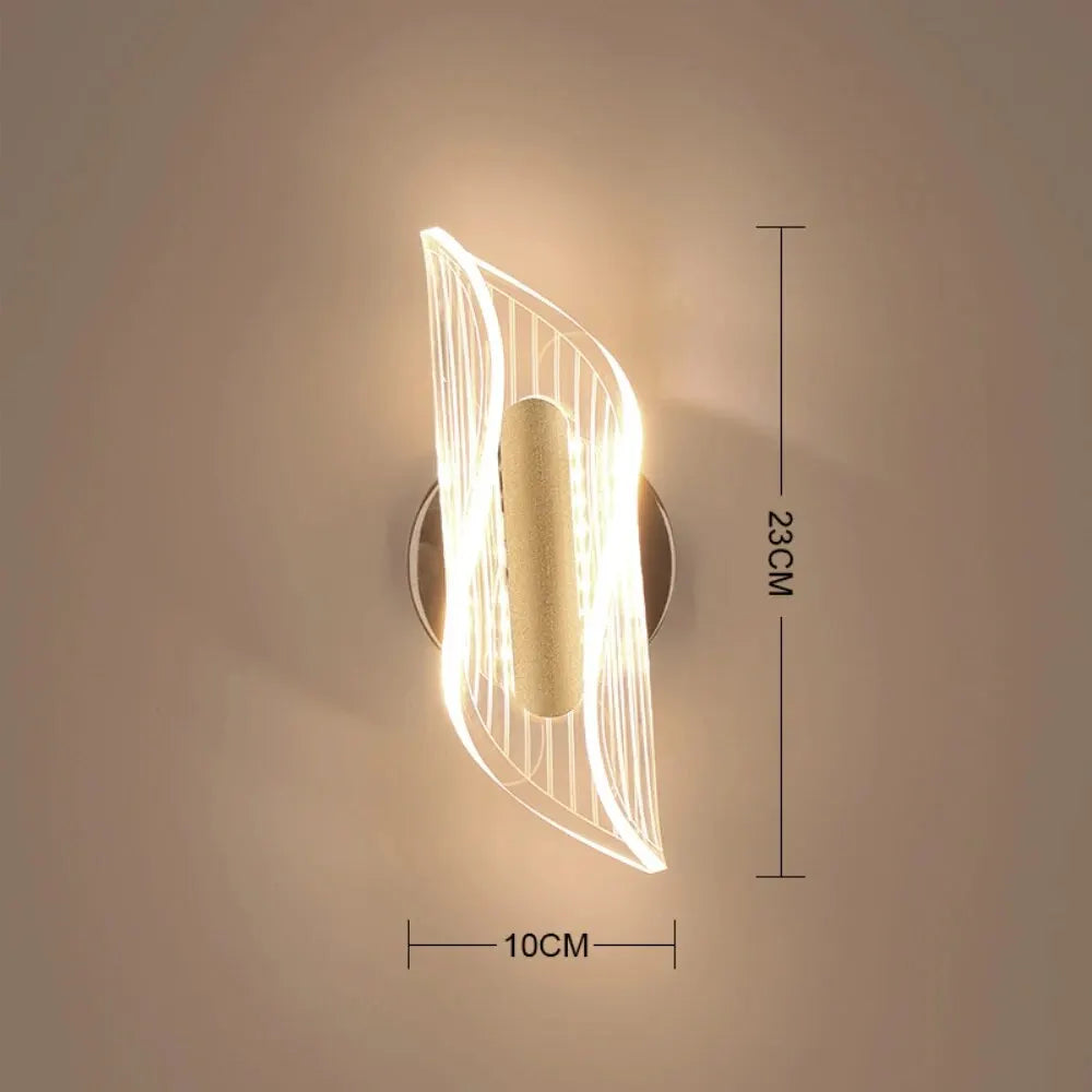 Acrylic 3-Color LED Wall Sconce