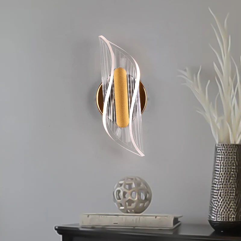 Acrylic 3-Color LED Wall Sconce