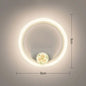 Acrylic 3-Color LED Wall Sconce