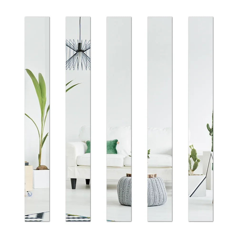 Acrylic Mirror Wall Stickers - 20cm