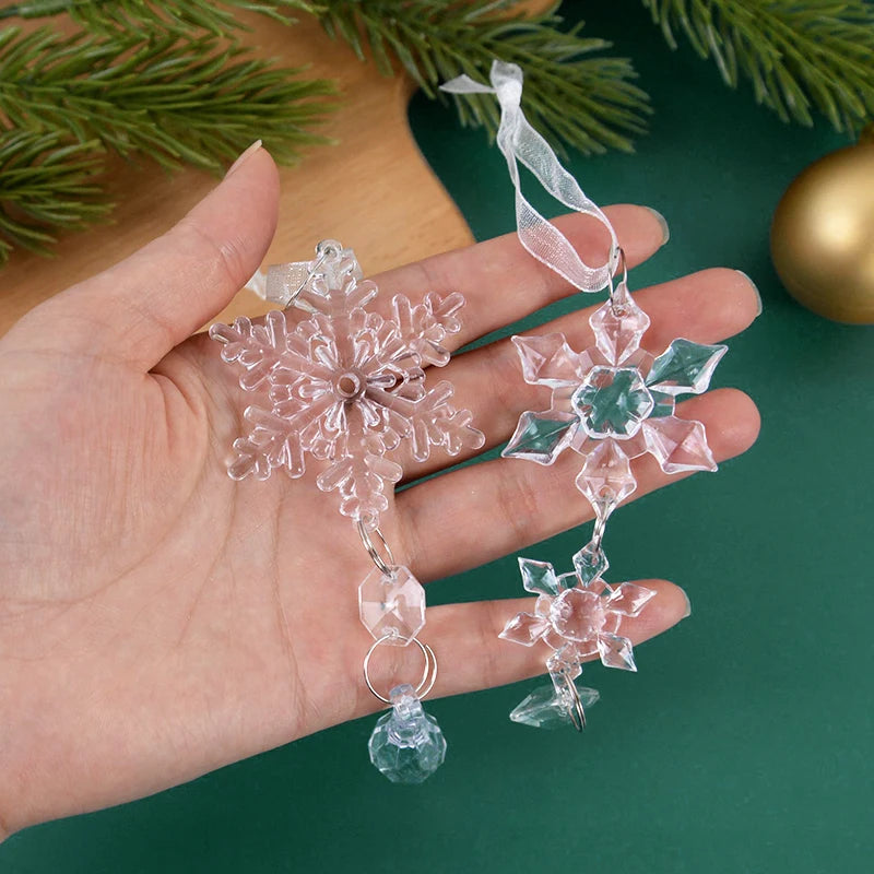 Acrylic Snowflake Ice Pendant Ornaments