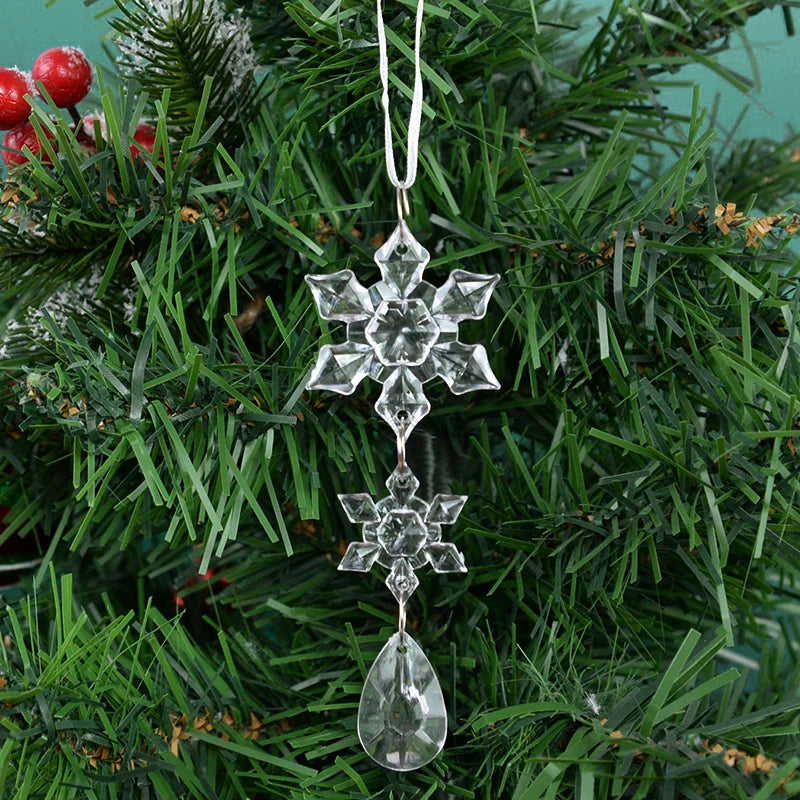 Acrylic Snowflake Ice Pendant Ornaments