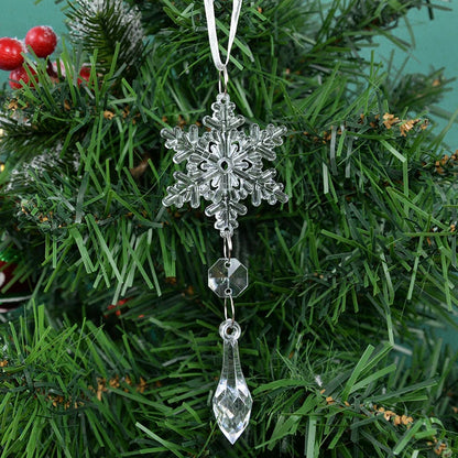 Acrylic Snowflake Ice Pendant Ornaments