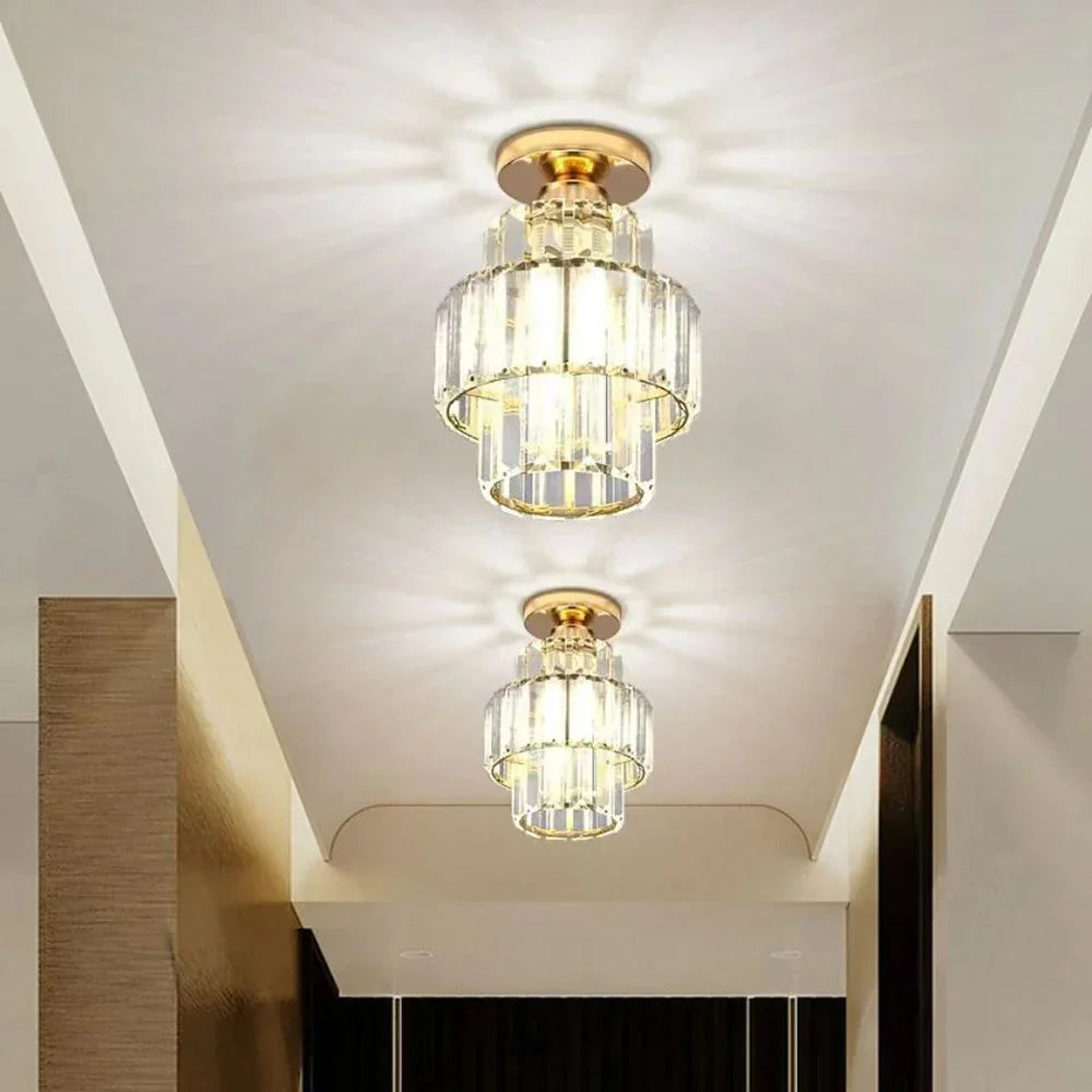 DecorBites™ Black Gold Minimalist LED Chandelier Pendant Lights for Kitchen Island